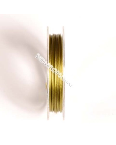 Troselis aukso spalvos, 10 m. 0,45 mm. MET 1285