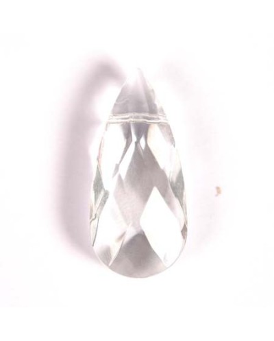 Stikliniai lašo karoliukai, crystal spalvos 23*10 mm 