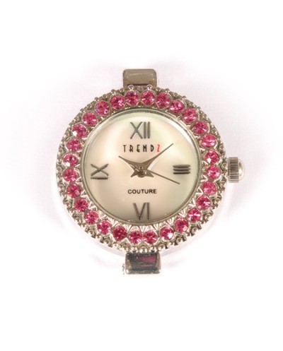Laikrodis su swarovski kristalais rose, 1 vnt.