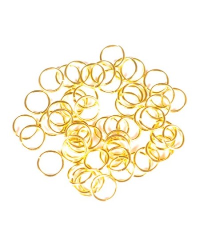 Žiedeliai metaliniai, aukso sp. 5 x 0,5 mm - 100 vnt