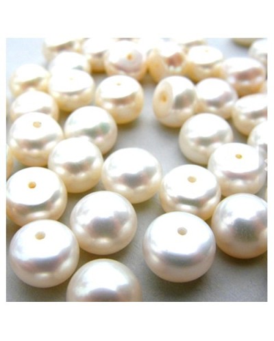 Gėlavandenio perlo kabošonas (pusiau gręžtas) 8 mm.