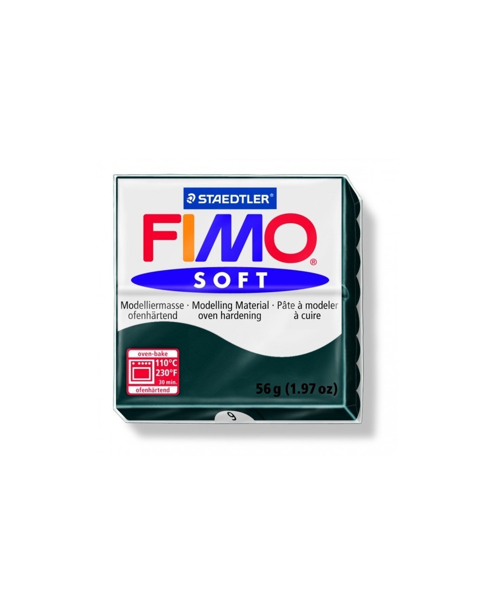 FIMO soft modelinas juodos sp., 56g