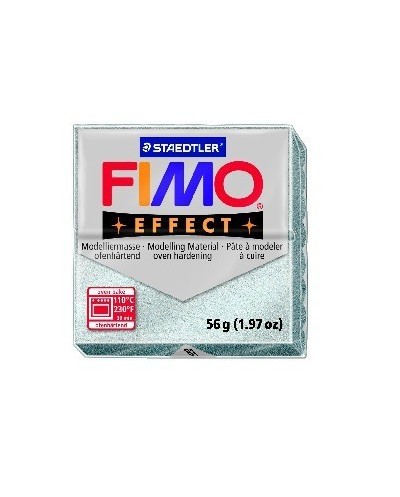 FIMO effect modelinas blizgaus sidabro sp., 56g