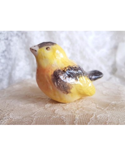 Keramikinis paukščiukas geltonas, 1 vnt