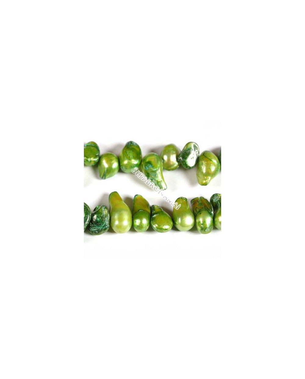 Perlai-pūslelės keši, žalios sp. 10-15 mm (5vnt.) 